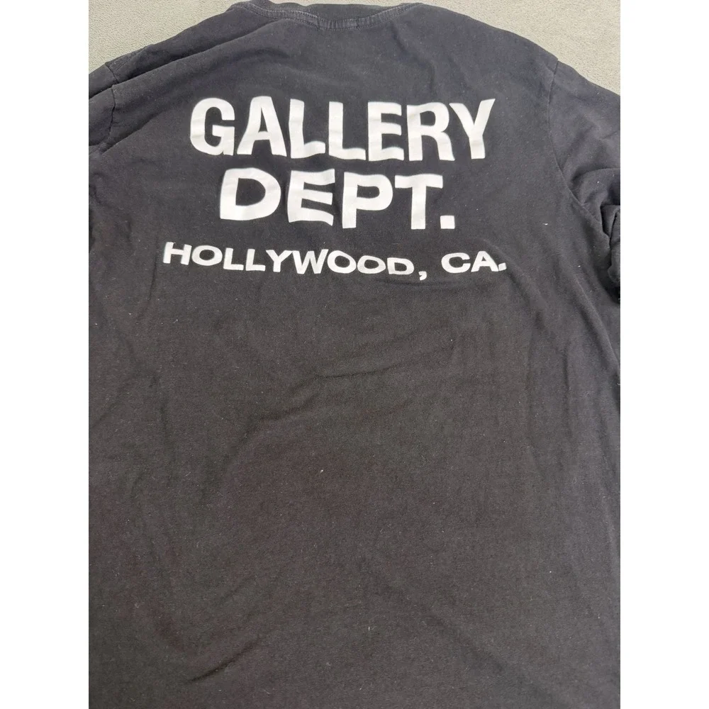 Gallery Dept. Short Sleeve T Shirt Men's Size Medium Black